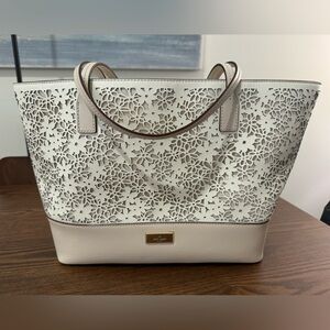Kate Spade Small Margareta Tote Purse in Bradford court cream/pebble